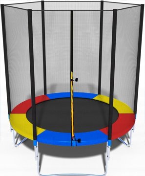 shumee Vrtni trampolin Just Fun 1,8 m - 183 cm večnamenski