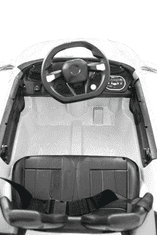 shumee Avto kabriolet GT-SPORT z baterijo + daljinskim upravljalnikom, za otroke, izjemno udoben - bel