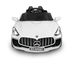 shumee Avto kabriolet GT-SPORT z baterijo + daljinskim upravljalnikom, za otroke, izjemno udoben - bel