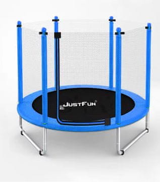 shumee REKREACIJSKI TRAMPOLIN ZA OTROKE 152 CM JUST FUN MODREGA OBLIKE