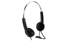 Genius HS-220U (31710020400) črne, lahke slušalke z mikrofonom za online komunikacijo
