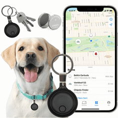 Gembird TA-TAG-01-BK Smart Tag črn Find My , lokator