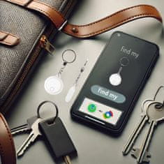 Gembird TA-TAG-01-BK Smart Tag črn Find My , lokator