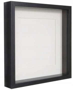 shumee Okvir BOX črn 3D globine 30x30 cm za fotografije