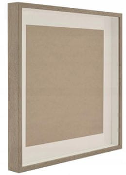 shumee Okvir za fotografije BOX 3D 50x50, temno rjav hrast