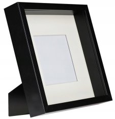 shumee Okvir BOX črn 3D globine 23x23 cm za fotografije