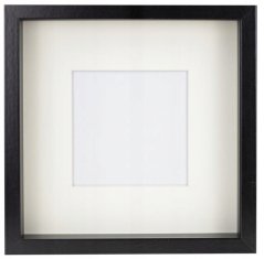 shumee Okvir BOX črn 3D globine 23x23 cm za fotografije