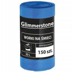 shumee VREČKE ZA SMETI GLIMMERSTONE 35L 150 KOSOV DEBELE, MOČNE KAKOVOSTNE