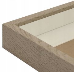 shumee Okvir BOX sonoma hrast tartufi 3D 30x30 cm za fotografije