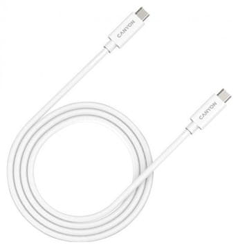Canyon UC-44 kabel, USB-C, 1 m, bel (CNS-USBC44W)