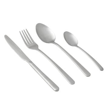 Evviva 24-delni jedilni pribor / srebrna- mat / inox