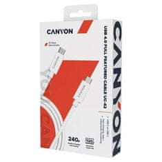 Canyon UC-42 kabel, USB-C, 2 m, bel (CNS-USBC42W)