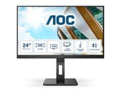 AOC 24P2QM 23,8" VA Full HD 75Hz ergonomski poslovni monitor