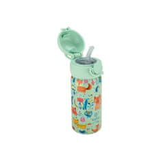 ESTIA HOME ART Wonder Feline Foliage izolirana otroška steklenica z nastavkom za pitje, 350 ml