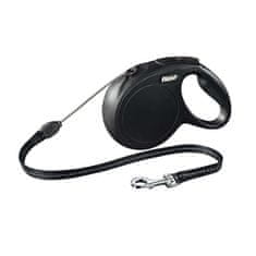 Flexi Povodec Classic New XS kabel 3m/8kg črn