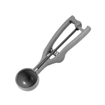 ILSA Žlica, zajemalka za sladoled 48mm / sivo-črna / inox, pvc