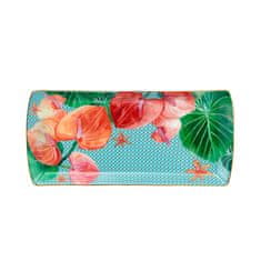 Maxwell & Williams Servirni krožik Tropicana 25,5x11,50cm / pravokoten / moder / porcelan