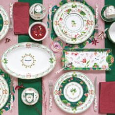 Easy Life Set skodelica za črno kavo s podstavkom Botanic Chic 100ml / 6 kos / porcelan