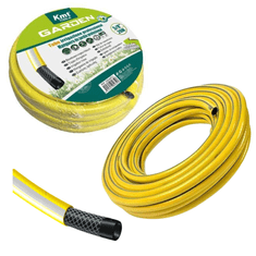 Noah KMT Tools 2904632 3-slojna ojačana PVC vrtna cev 5/8 palca 20 m rumena