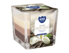 eoshop Sveča v kozarcu MAVRICA - Dišeča VANILIJA 170g