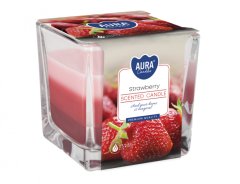 eoshop Sveča v kozarcu MAVRICA Dišeča JAGODA 170g