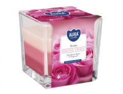 eoshop Sveča v kozarcu MAVRICA Dišeča ROŽA 170g