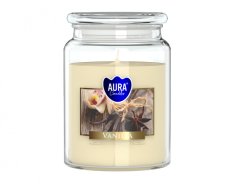 eoshop Sveča v kozarcu Dišeča VANILIJA 500g