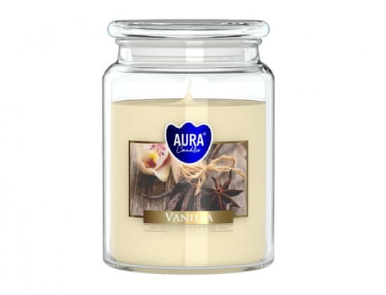 eoshop Sveča v kozarcu Dišeča VANILIJA 500g
