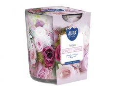 eoshop Sveča v kozarcu VRTNICE dišeče 100g