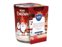 eoshop Sveča v kozarcu SREČNO BOŽIČNO dišeče 100g