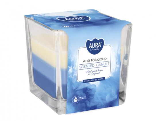eoshop Sveča v kozarcu MAVRICA PROTI TOBAKU dišeče 170g