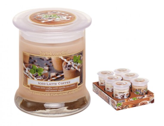 eoshop Sveča v kozarcu KAVA - LED KAVA 260g