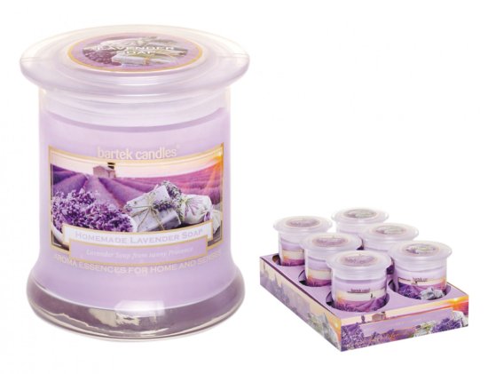 eoshop Sveča v kozarcu SIVKA - MILO 260g