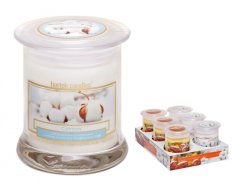 eoshop Sveča v kozarcu WELLNESS - BOMBAŽ 260g