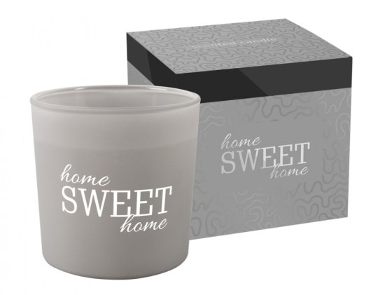 eoshop Sveča v kozarcu LJUBO DOMA, KDOR GA IMA dišeče 300g