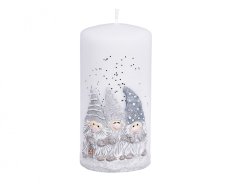 eoshop Sveča ŠKRATKI VALJ Božič d7x14cm