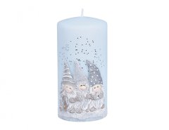 eoshop Sveča ŠKRATKI VALJ Božič d7x14cm