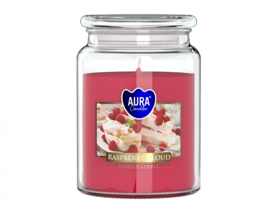 eoshop Sveča v kozarcu MALINA DESERTA dišeča 500g