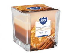 eoshop Sveča v kozarcu MAVRICA CIMET-POMARANČNA 170g