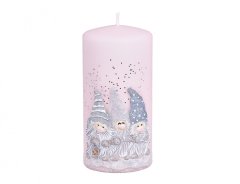 eoshop Sveča ŠKRATKI VALJ Božič d7x14cm
