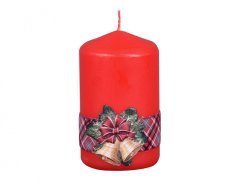 eoshop Sveča BELL VKLOPLJENO ŠERPA VALJ Božič d6x10cm