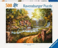 Ravensburger sestavljanka, Koča ob reki, 500/1