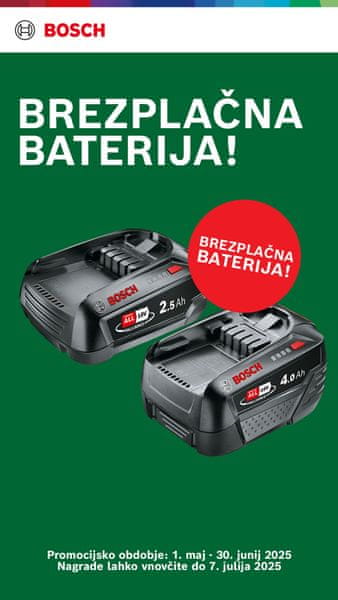 18V brezplačna baterija!