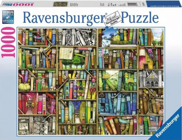   Ravensburger sestavljanka, Nenavadna knjigarna, 1000/1