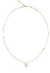 Guess Čudovita pozlačena ogrlica Guess Amore JUBN05052JWYGWHT/U