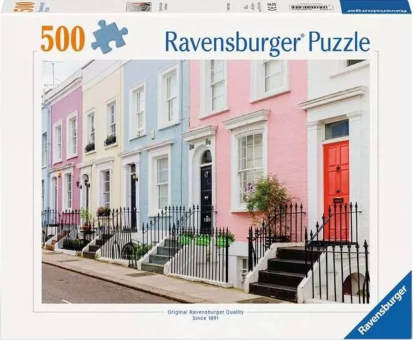   Ravensburger sestavljanka, London, barvite mestne hiše, 500/1