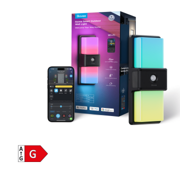 Govee pametna zunanja stenska luč s senzorjem