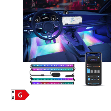 Govee RGBIC notranje avtomobilske luči brez daljinskega upravljalnika
