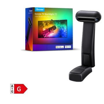 Govee ENVISUAL TV osvetlitev ozadja T2 z dvema kamerama 75-85"