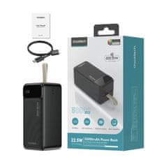 Choetech prenosna baterija 50.000mAh 22,5W PowerBank črna B732